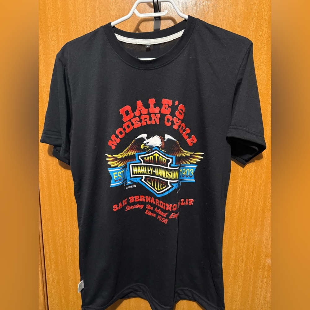 Harley-Davidson Black Tee with Bold Graphics